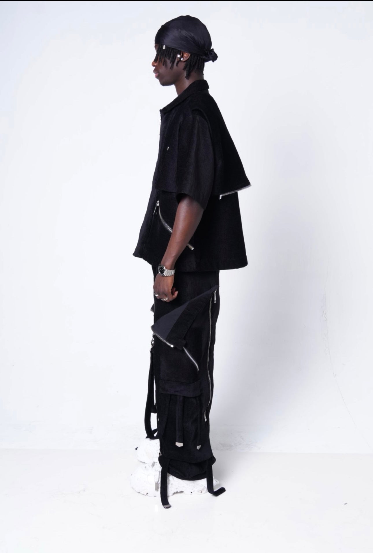 Zip Layered Overshirt