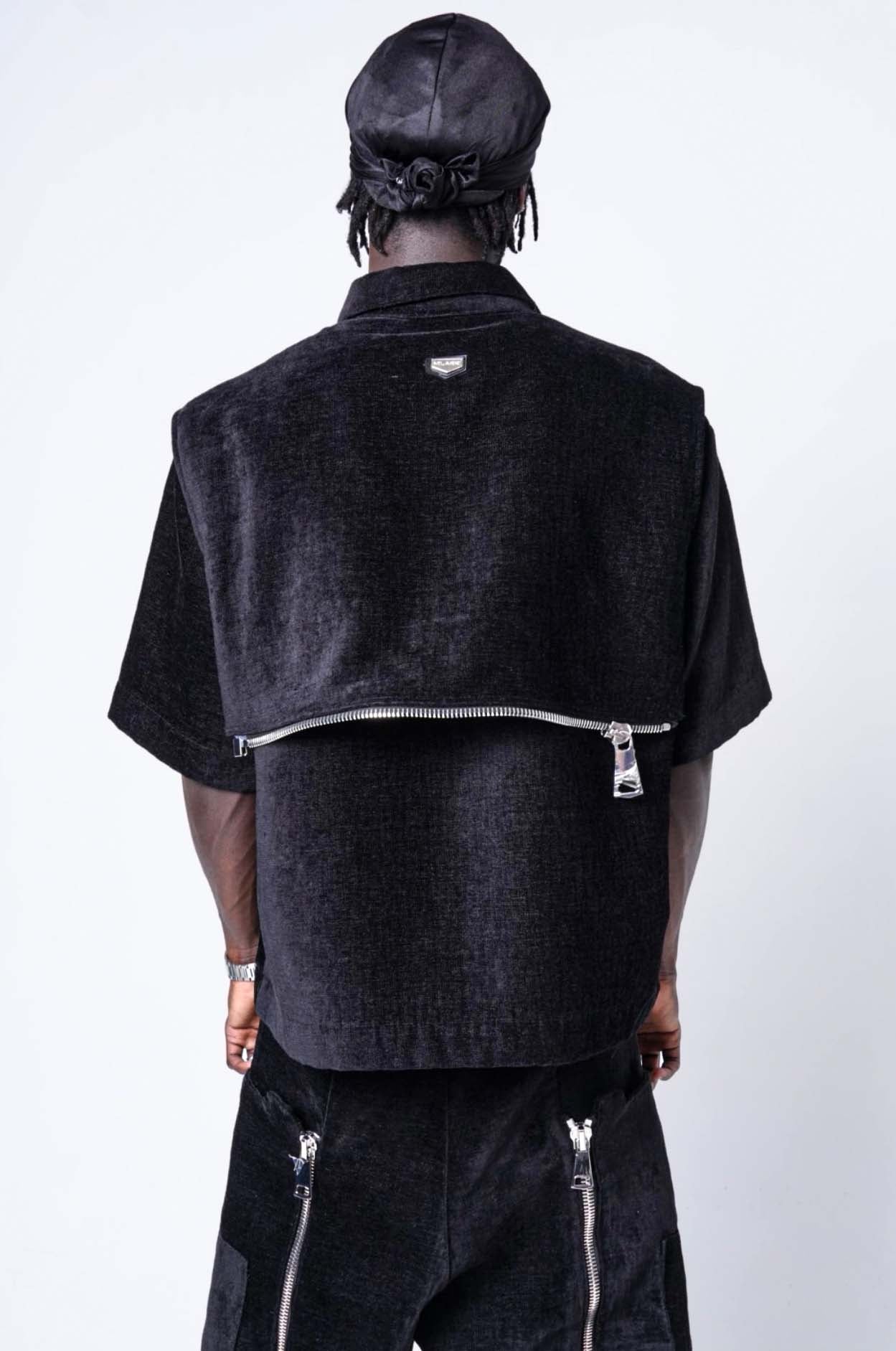 Zip Layered Overshirt