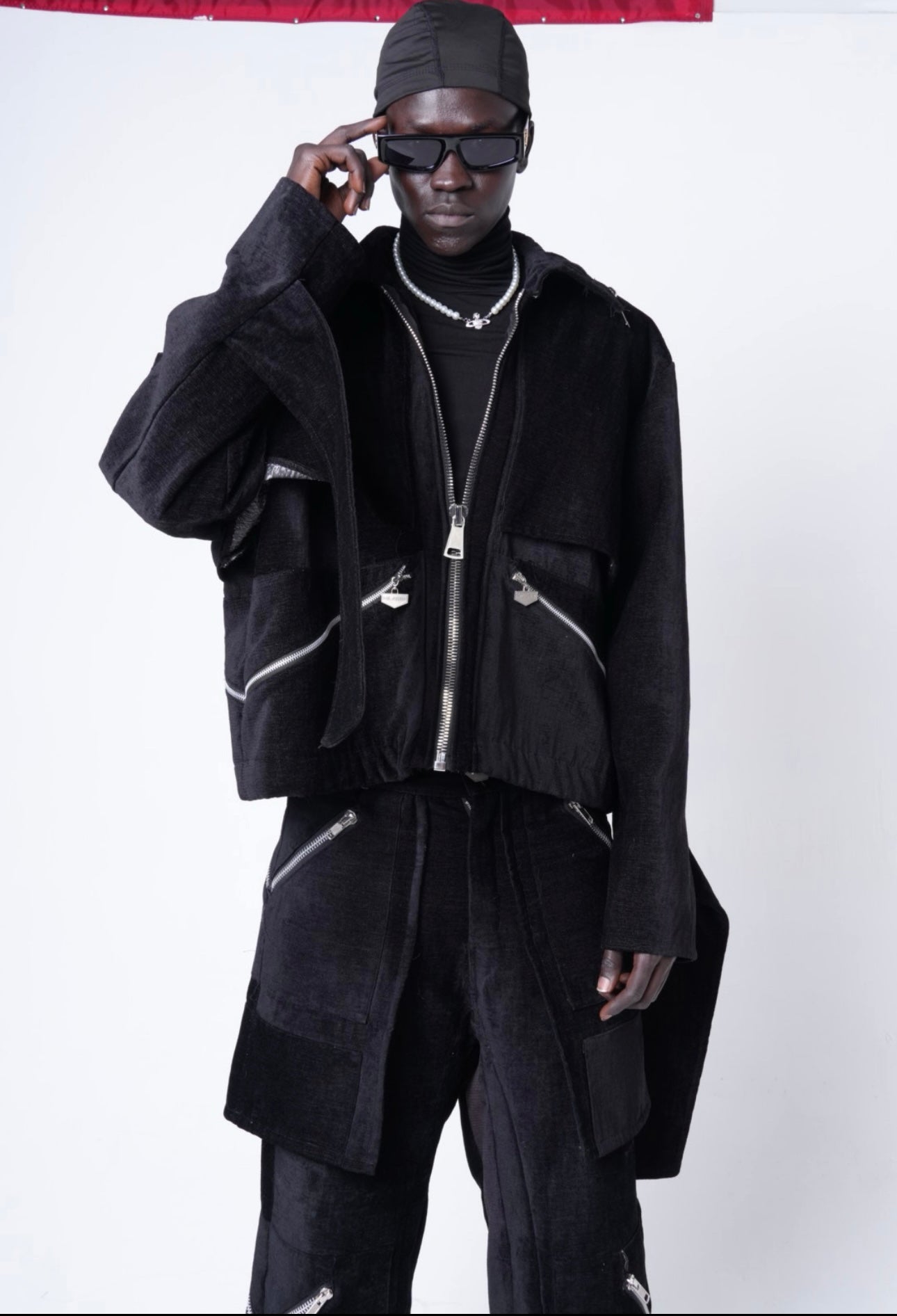 Zip Layered Overcoat