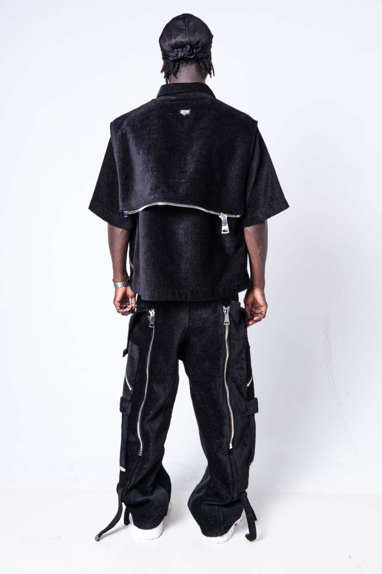 Zip Layered Overshirt