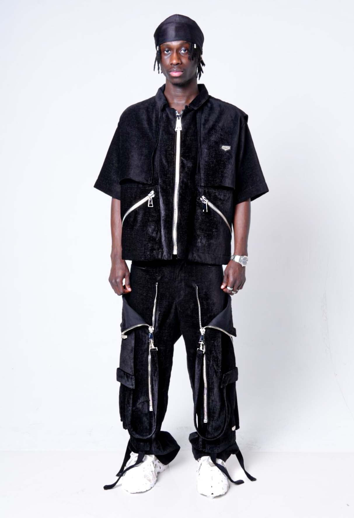 Zip Layered Overshirt